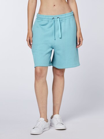 CHIEMSEE Regular Pants in Blue: front