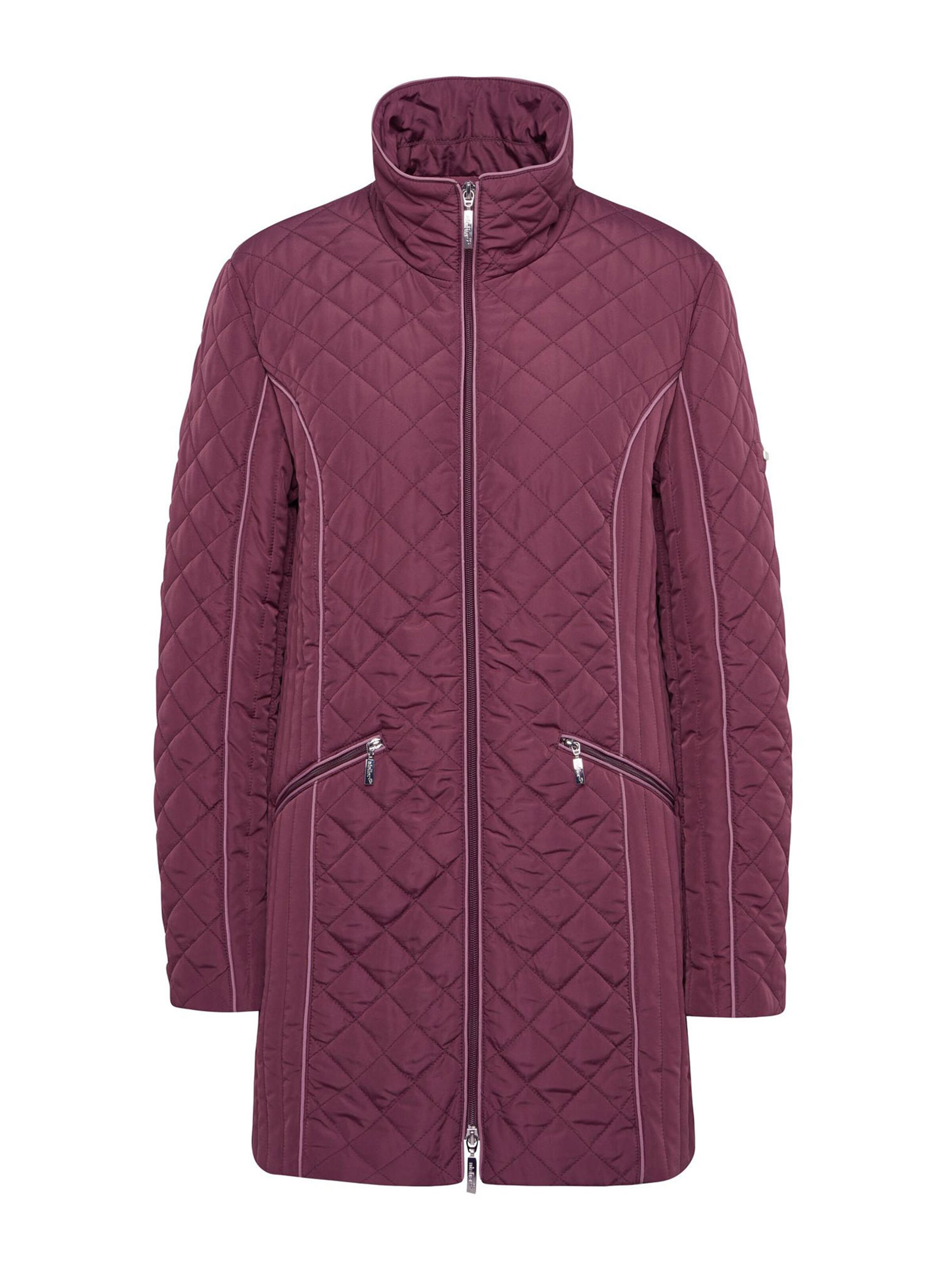 Goldner Übergangsjacke in lila, Produktansicht