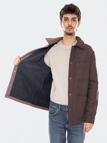 Brixton Tussenjas 'Shop Chore Coat' in Bruin