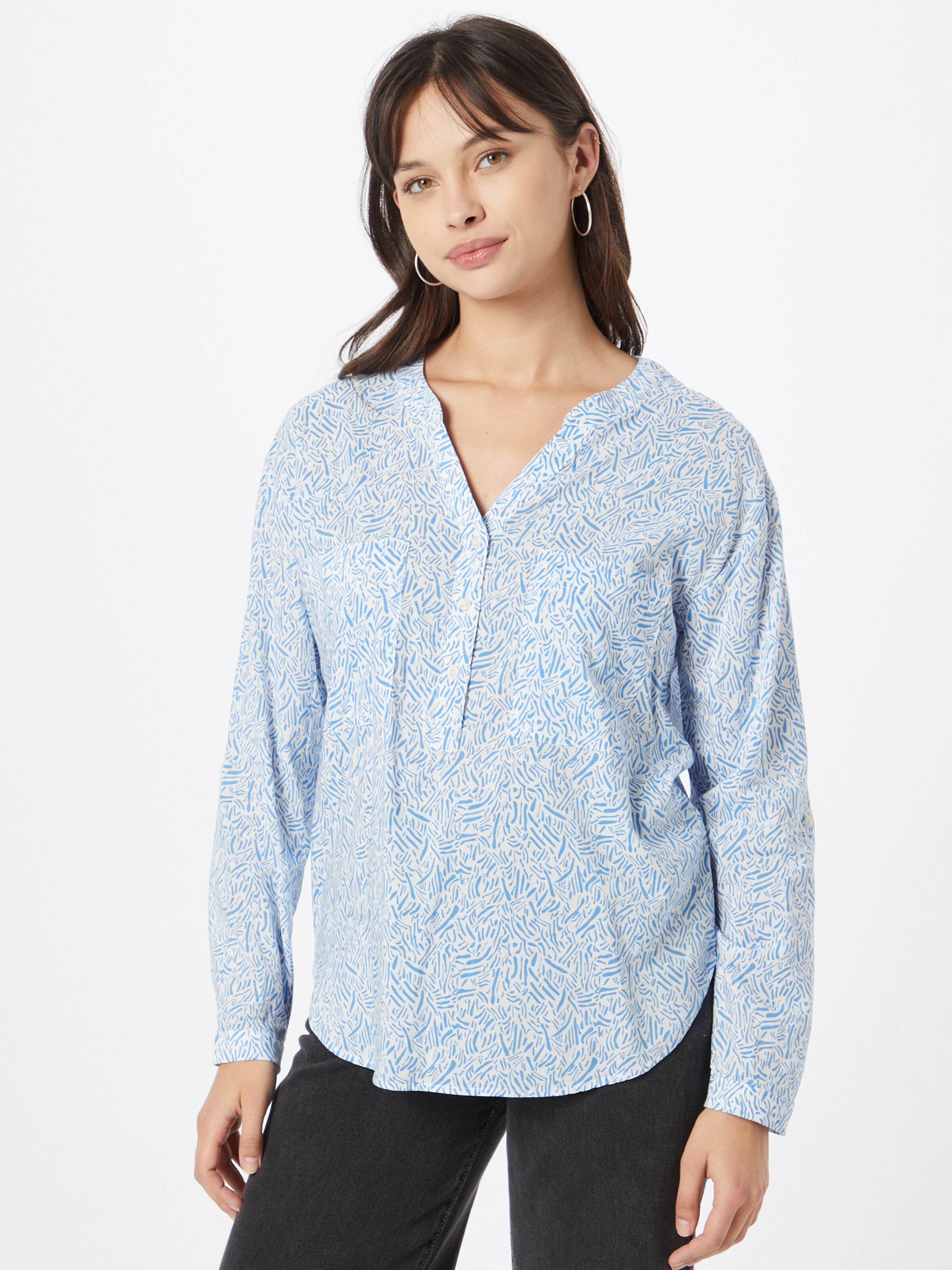 Frauen Große Größen EDC BY ESPRIT Bluse in Himmelblau - IQ39378 Frauen Große Größen EDC BY ESPRIT Bluse in Himmelblau - IQ39378