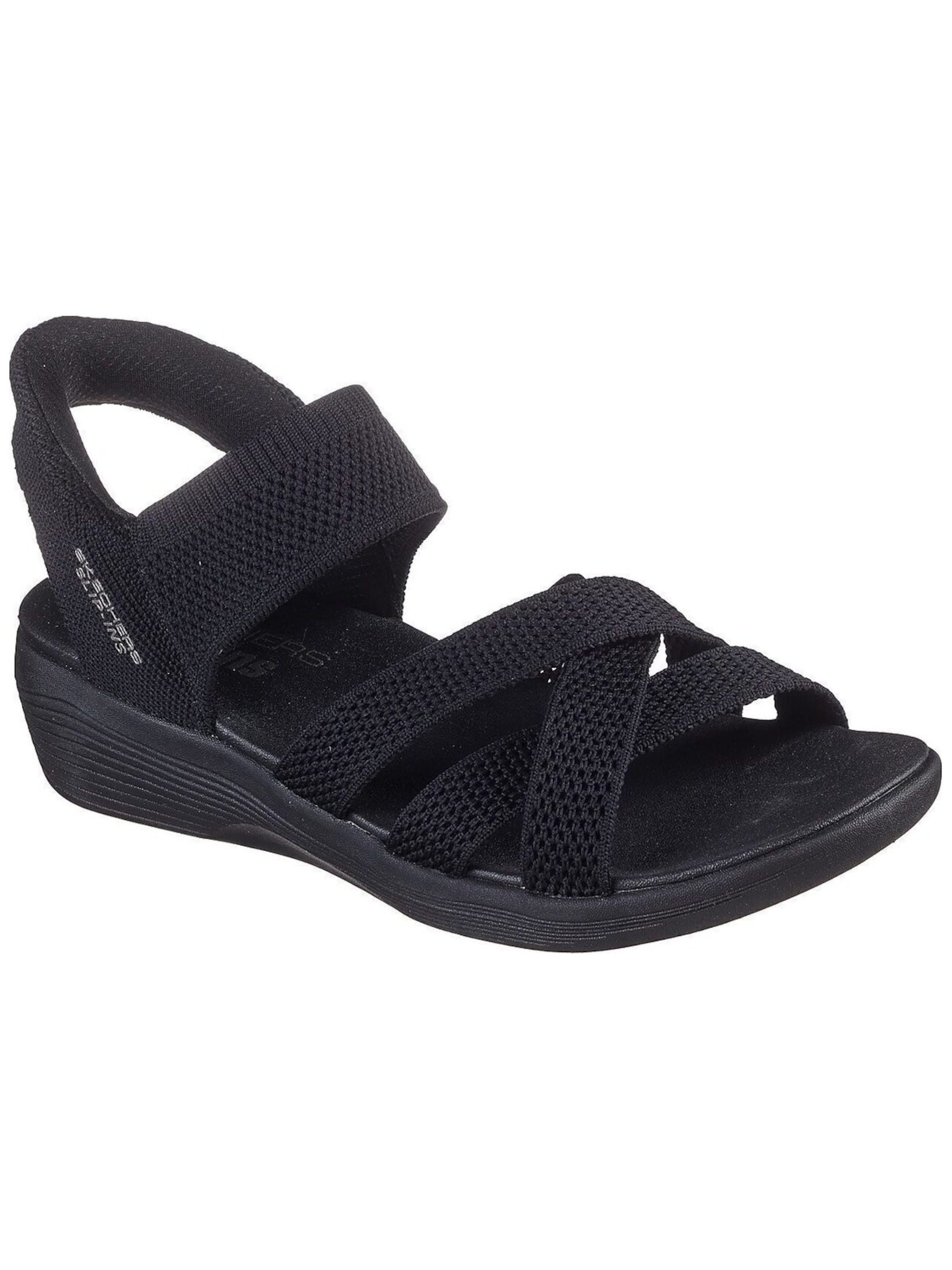 SKECHERS Sandale‌ in Schwarz: Vorderseite