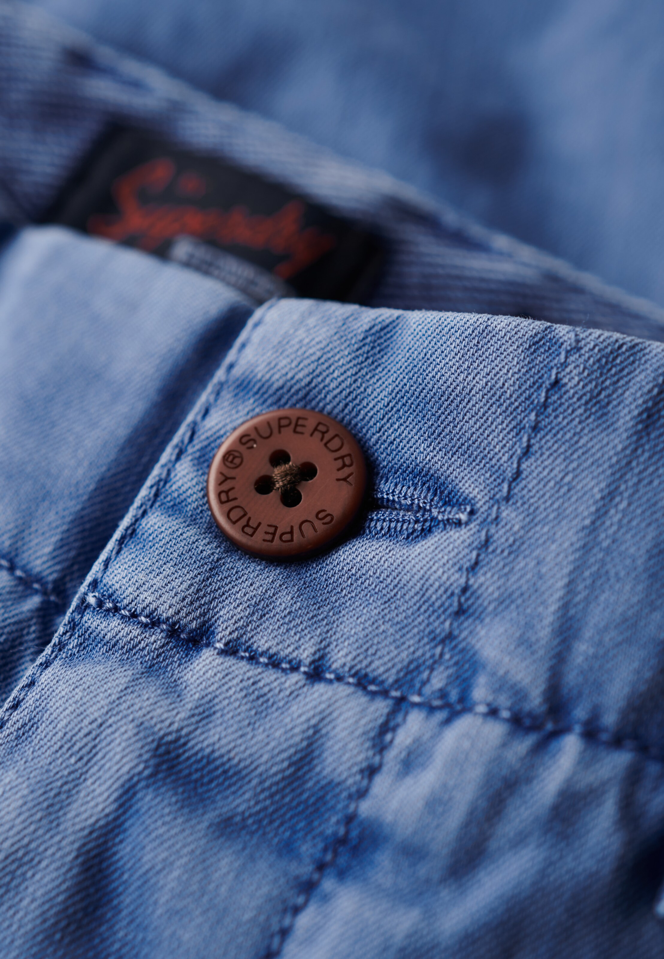 Superdry Regular Chino Pants in Blue
