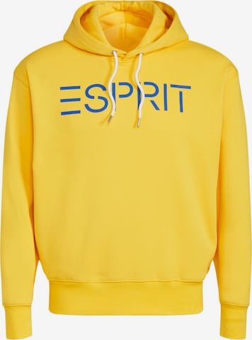 ESPRIT Sweatshirt in Geel: voorkant