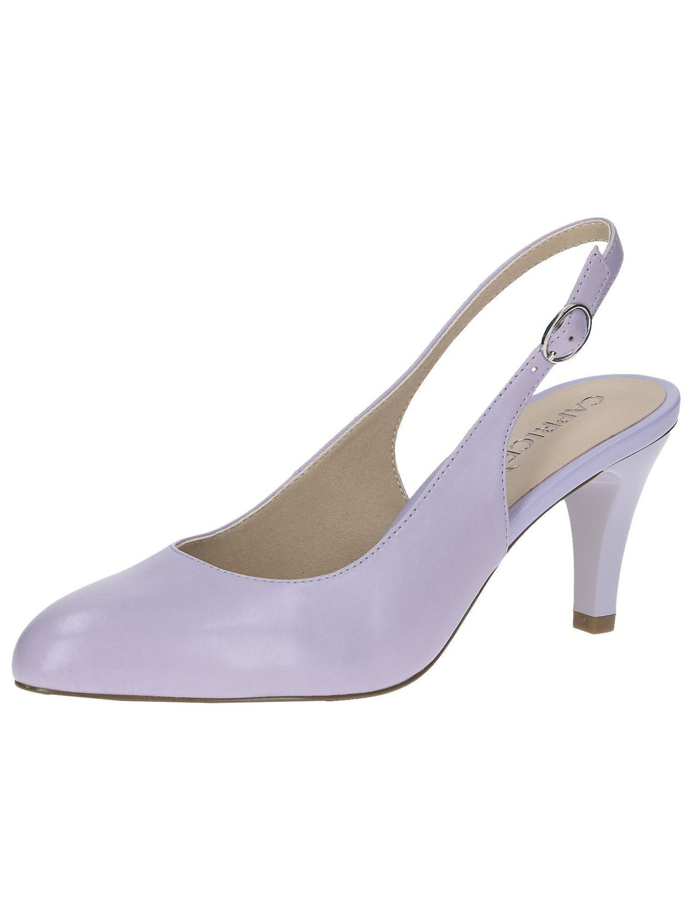 CAPRICE Slingpumps in Lila: voorkant