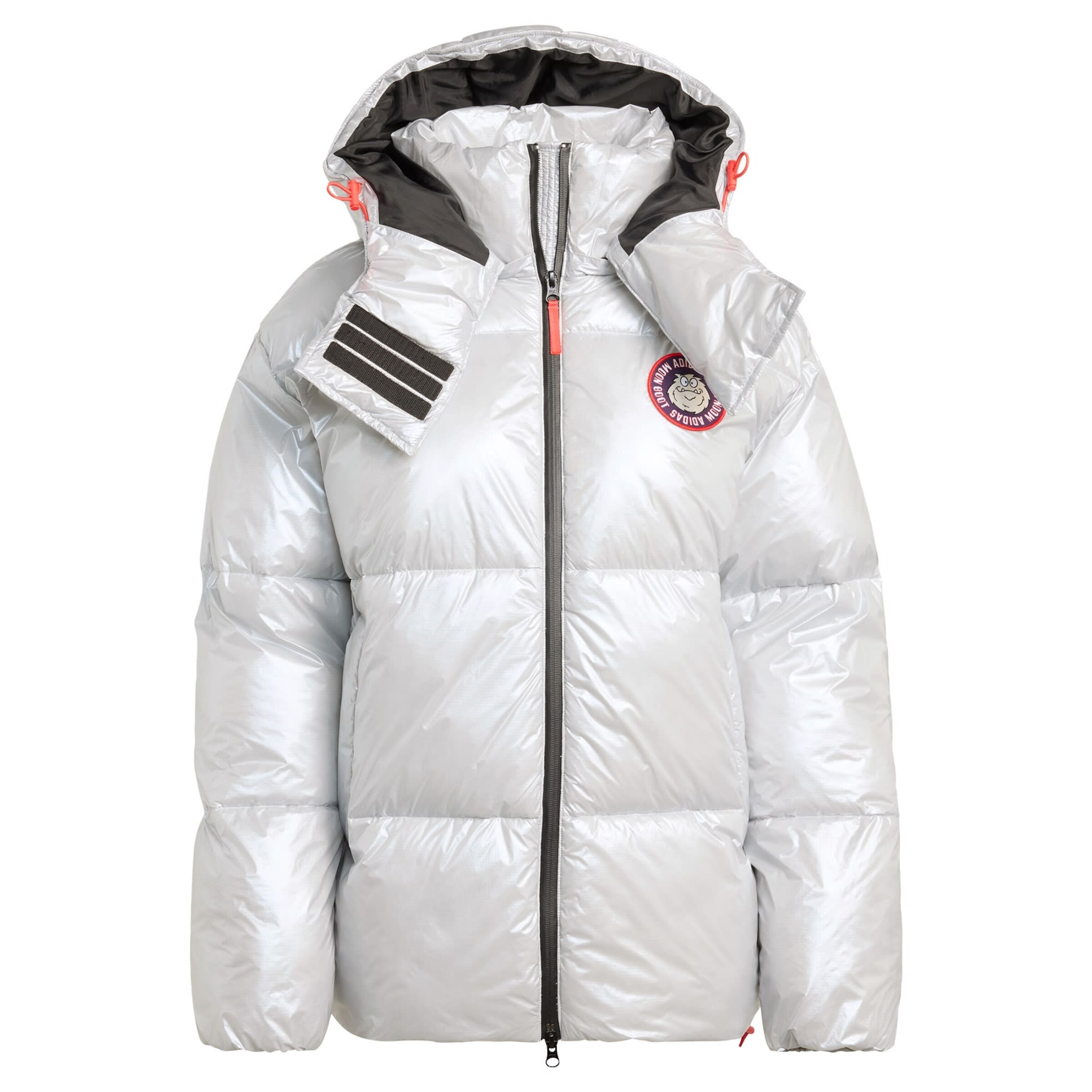 sudrabs ADIDAS SPORTSWEAR Sporta jaka 'Adidas x Moon Boot': no priekšpuses