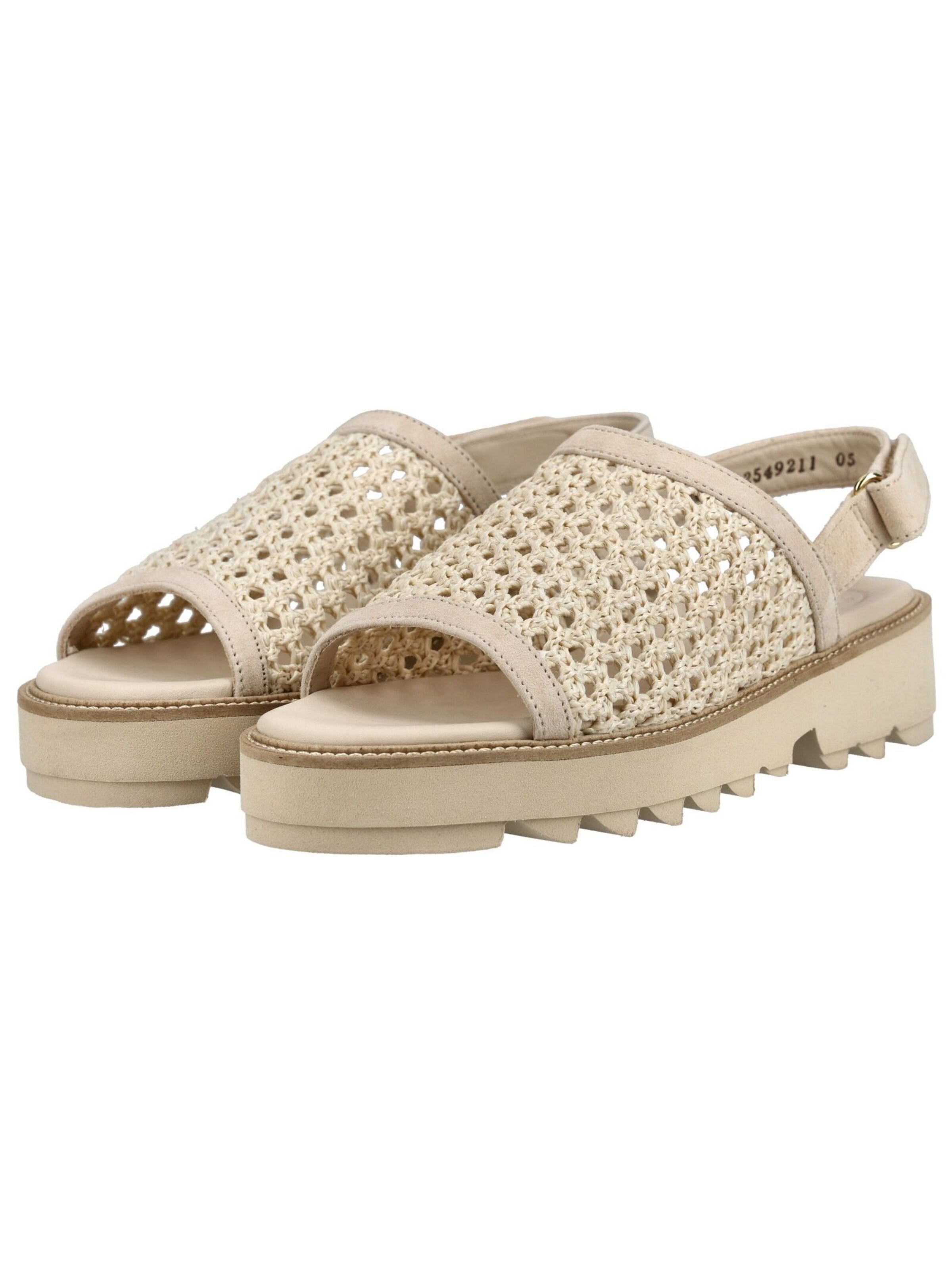 Paul Green Strap sandal in Beige
