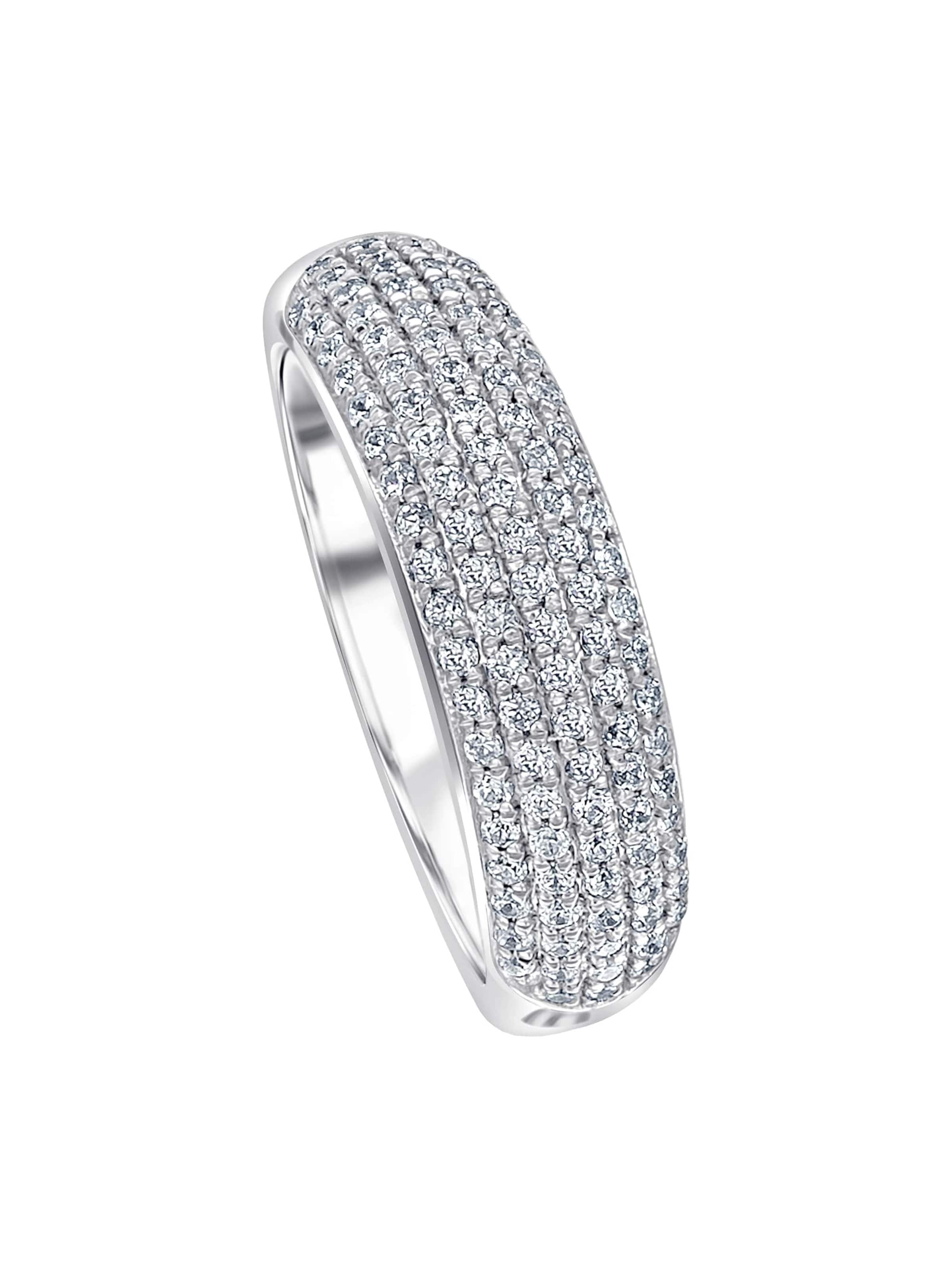 ONE ELEMENT Ring in Silber: Vorderseite