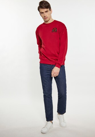 Sweat-shirt MO en rouge