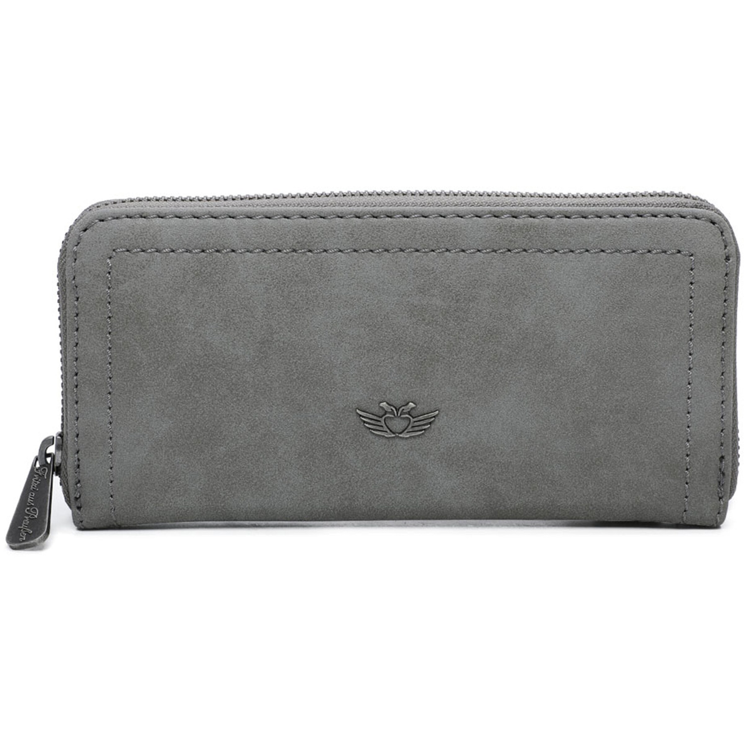 Fritzi aus Preußen Portemonnee 'Nicole' in Grijs: voorkant