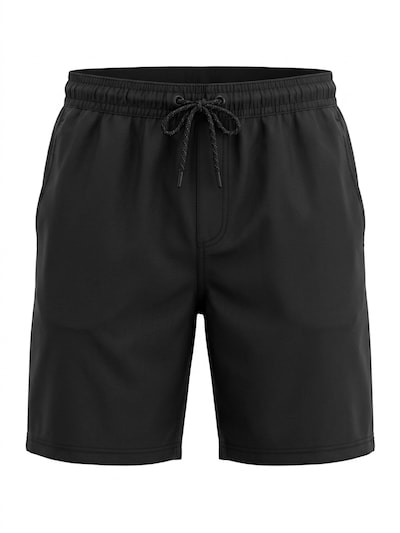 PANTONECLO Swimming Trunks in S in Black, Item view