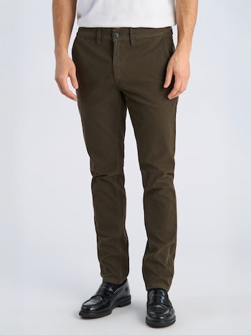 Lindbergh - Slimfit Pantalón chino en verde