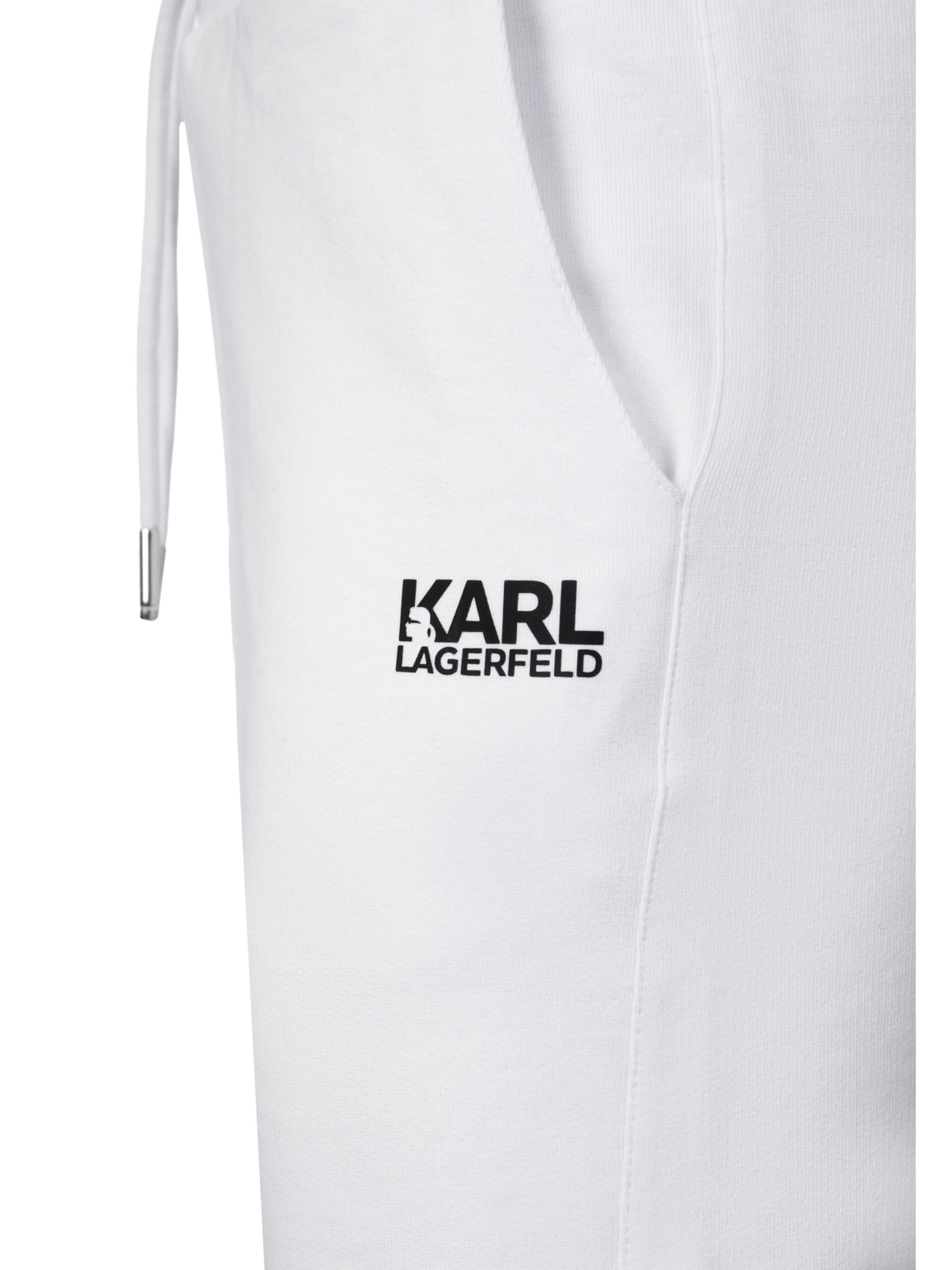 Karl Lagerfeld - regular Pantalón ' 705783 ' en blanco