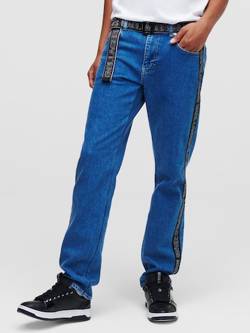 Regular Jeans de la KARL LAGERFELD JEANS pe albastru: față
