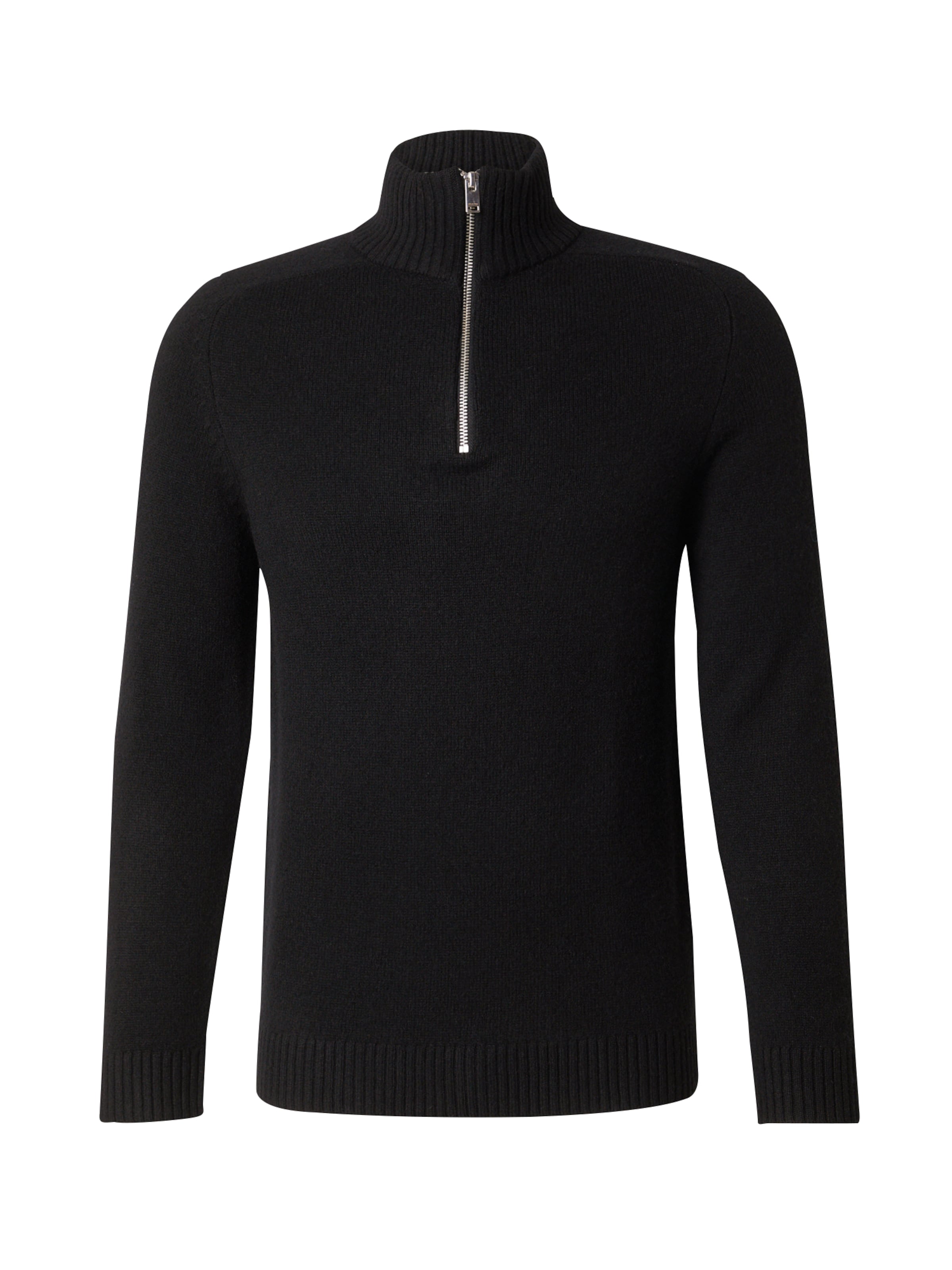 SELECTED Pullover 'SLHNICO' in Schwarz: Vorderseite