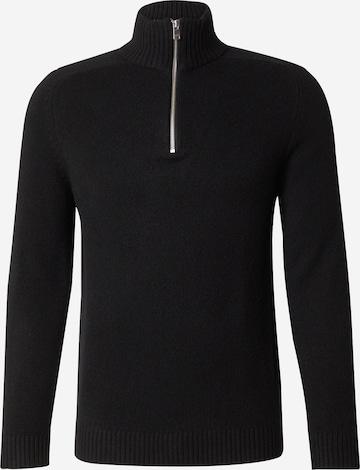 Pull-over 'SLHNICO' SELECTED en noir : devant