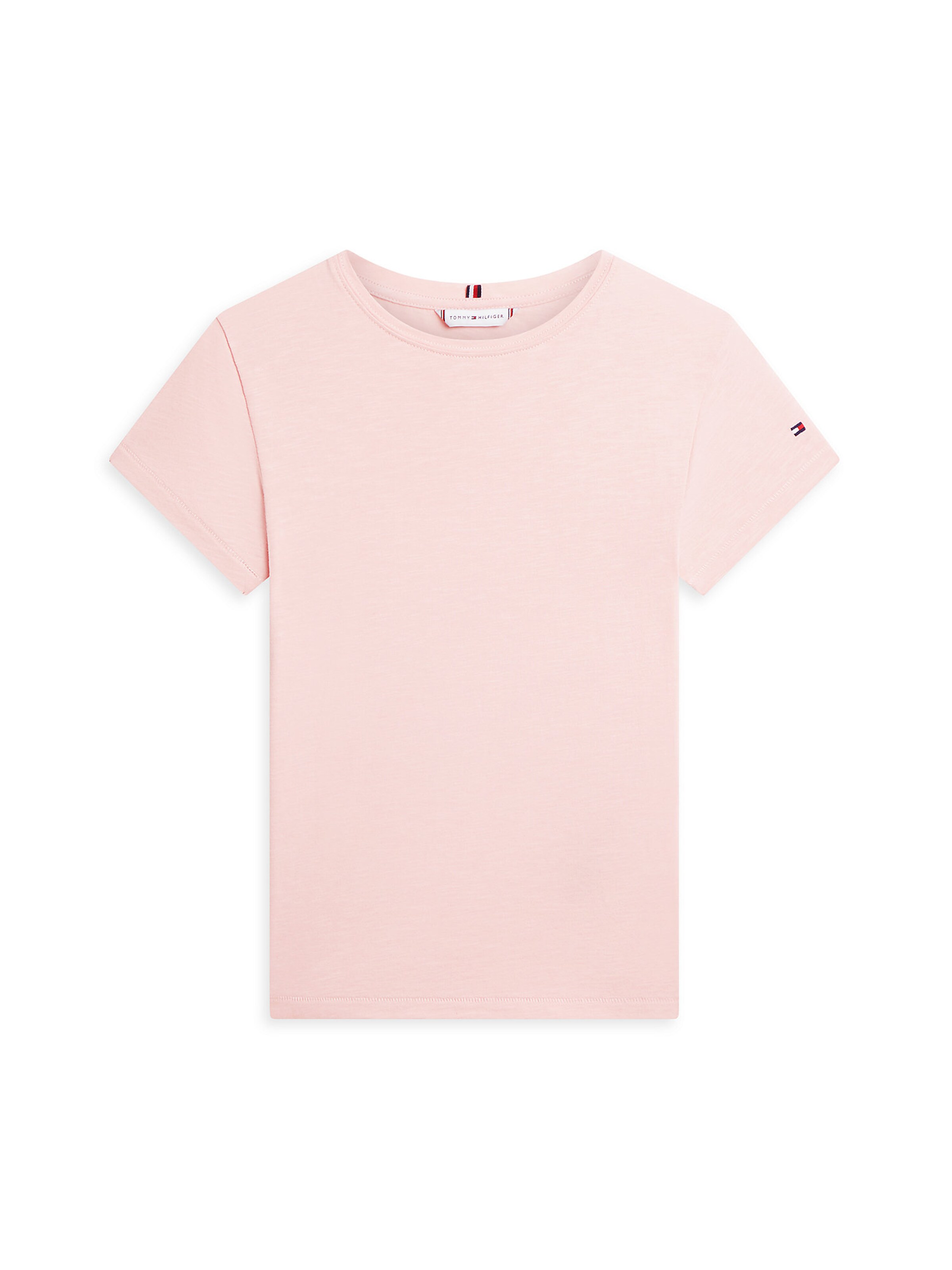 T-shirt TOMMY HILFIGER en rose : devant