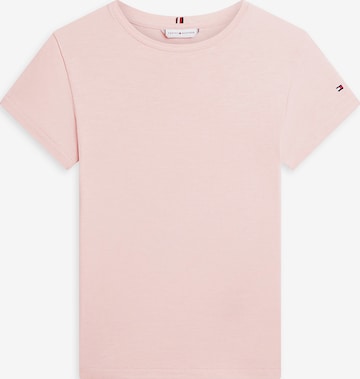 T-shirt TOMMY HILFIGER en rose : devant