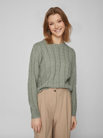VILA Sweater 'Tridda' in Green: front