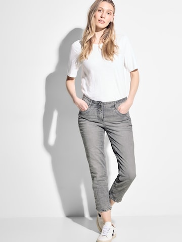 CECIL Slimfit Jeans 'Scarlett' in Grau