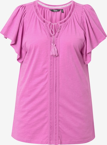Ulla Popken Bluse in Pink: Vorderseite