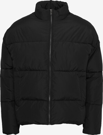 Veste d’hiver 'Leon' !Solid en noir : devant