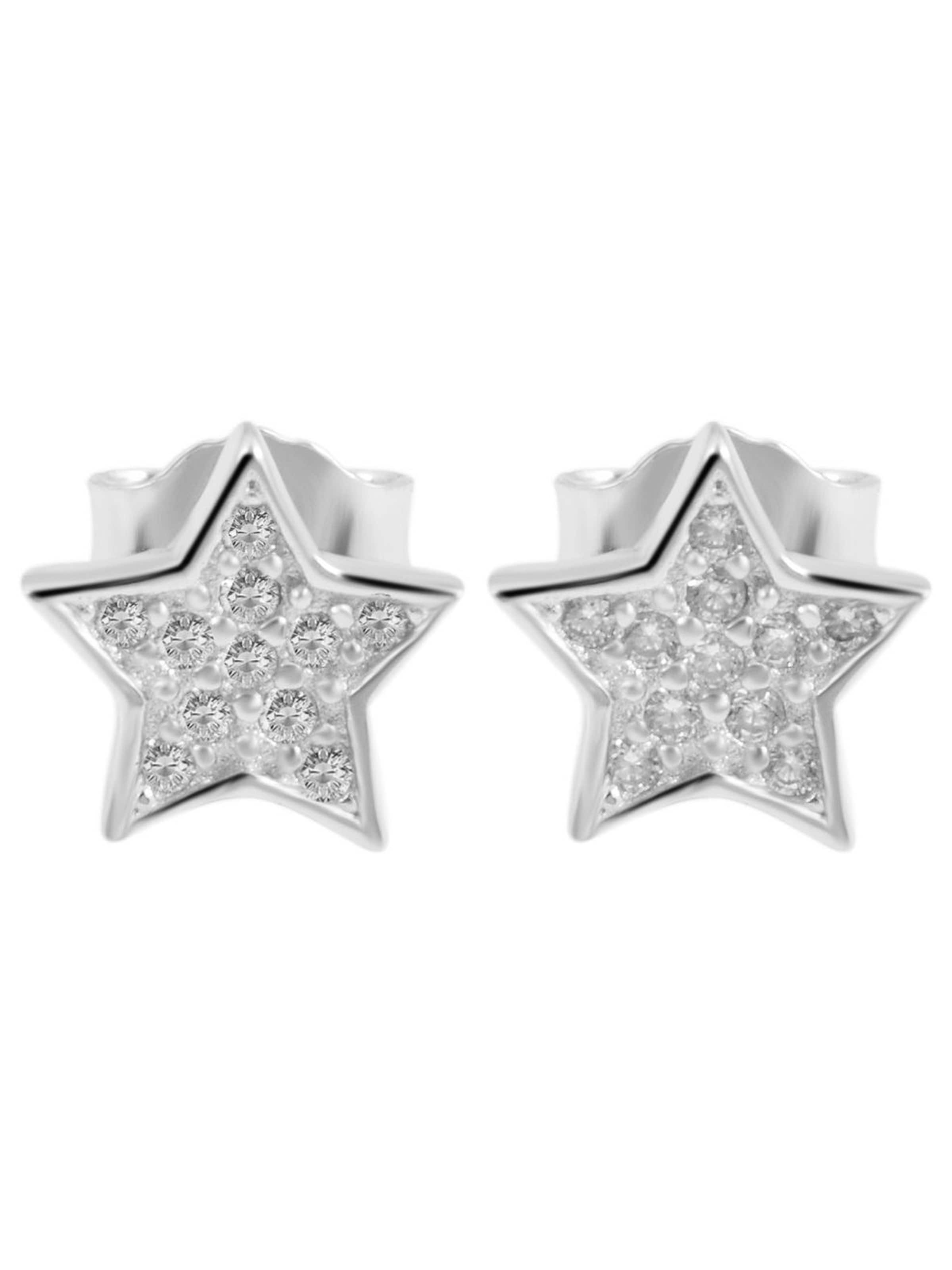 Akzent Earrings 'Stina' in Silver