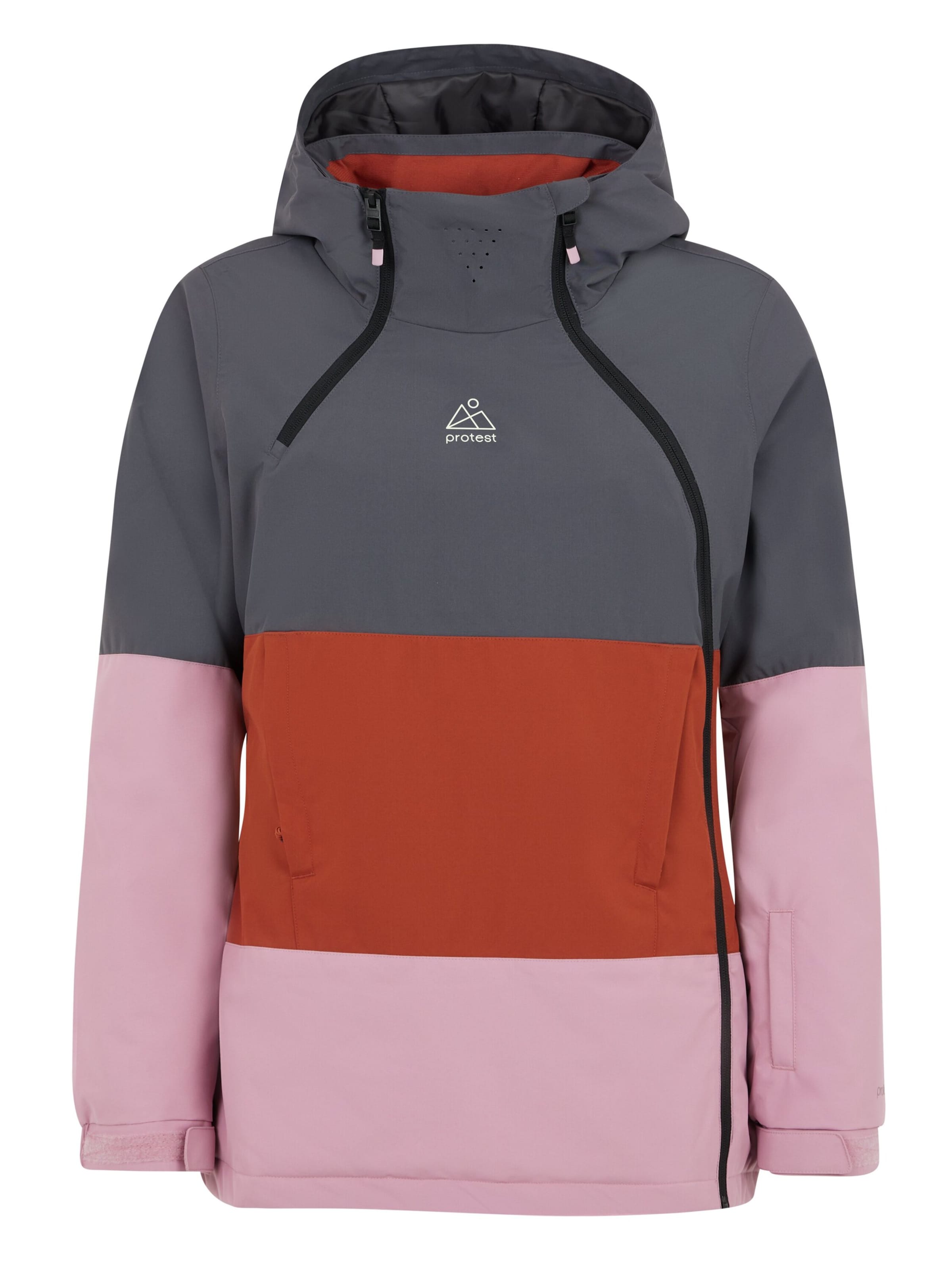 PROTEST Sportjacke 'PRTLIMIA' in Grau: Vorderseite