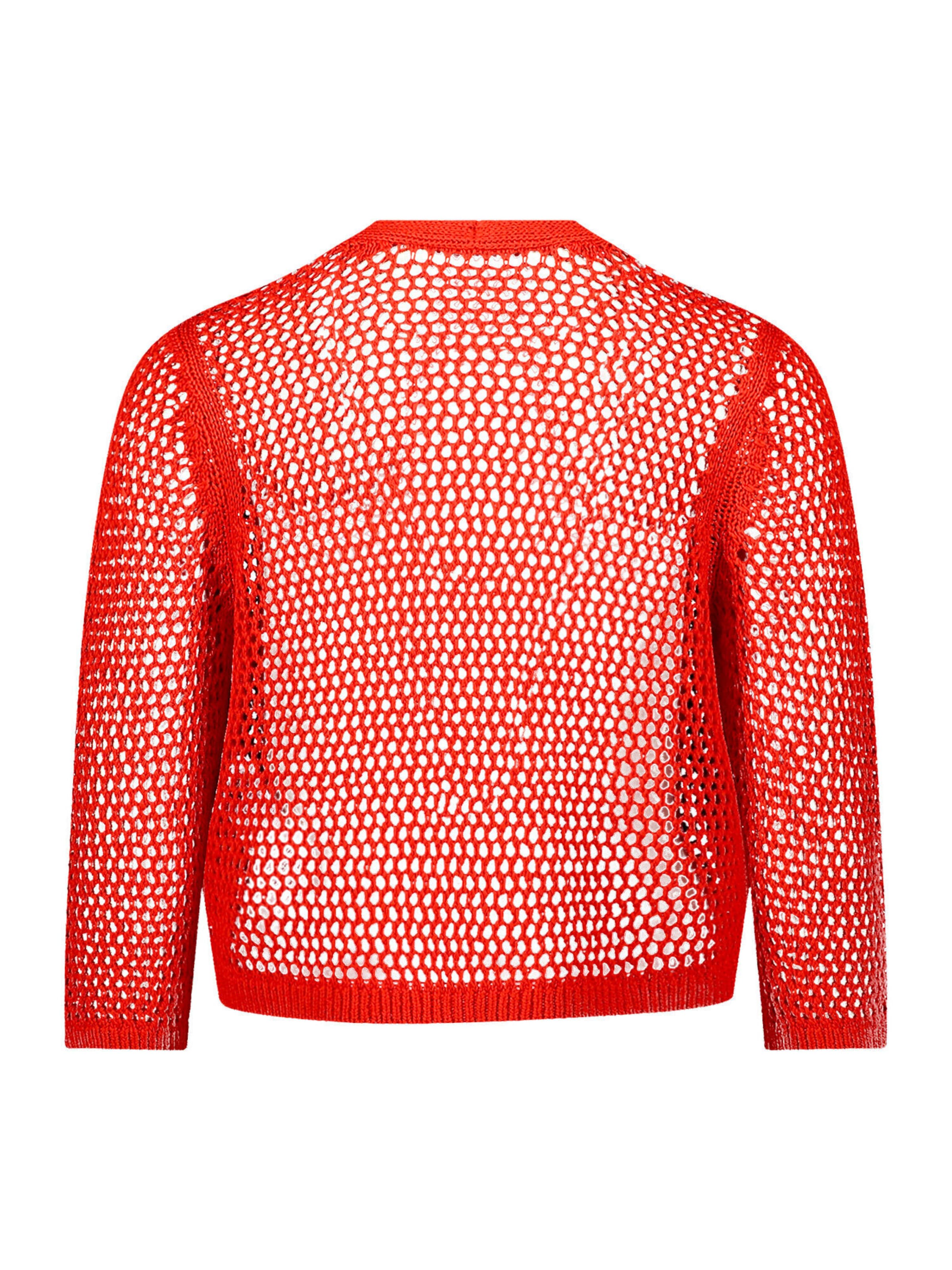 Betty Barclay Gebreid vest in Rood