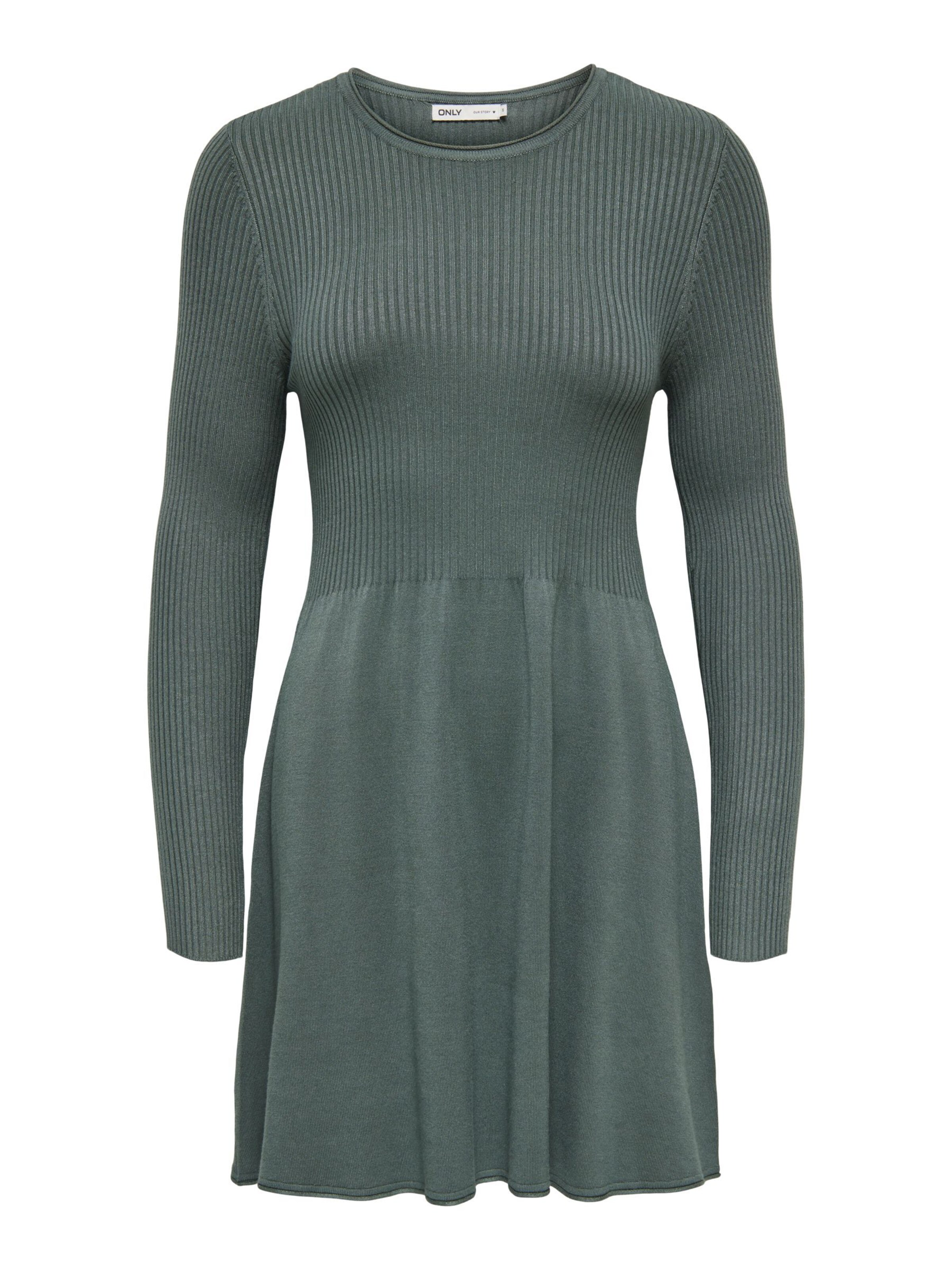 ONLY Strikkjole 'ONLAlma' i grøn: forside