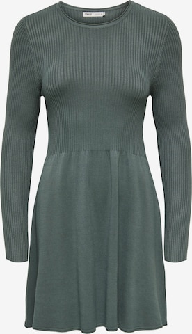 ONLY Strikkjole 'ONLAlma' i grøn: forside