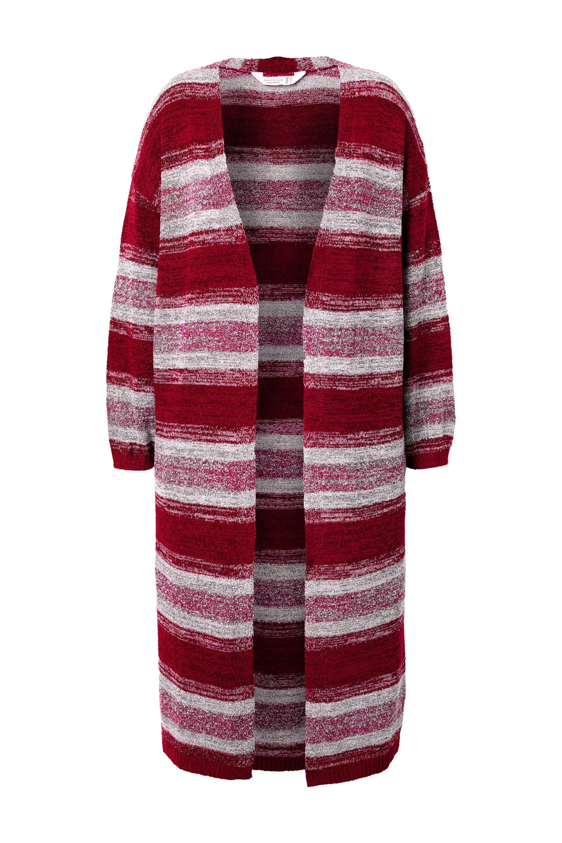 Janet & Joyce Knit cardigan in Red: front