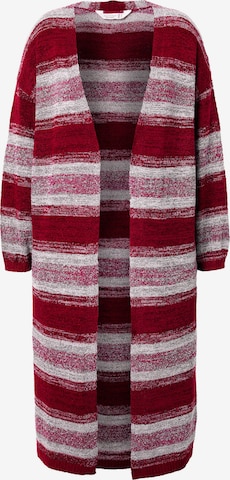 Janet & Joyce Knit cardigan in Red: front