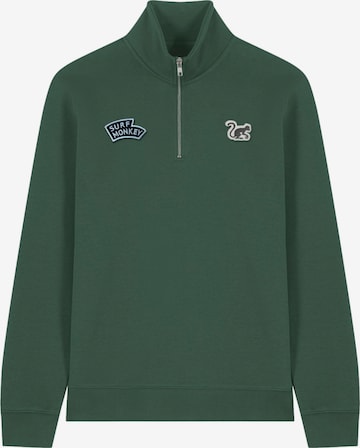 Surf Monkey - Sudadera en verde: frente