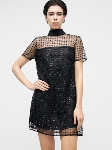 melns Staud Kokteiļkleita 'ILANA': no priekšpuses