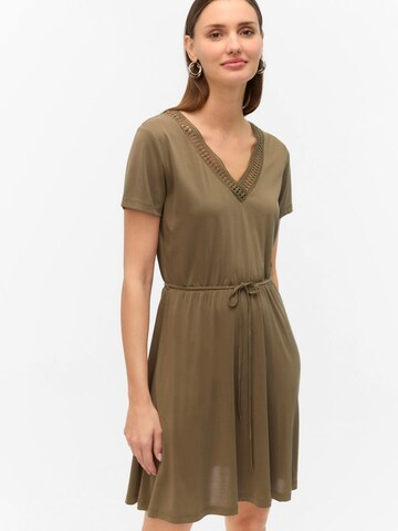 Robe 'VMSAVANNAH' VERO MODA en vert : devant