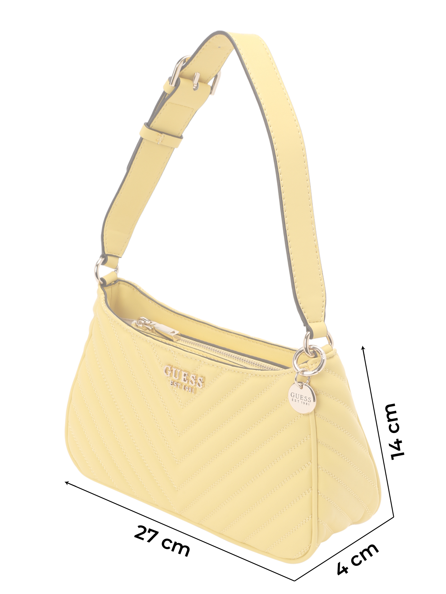 Borsa a spalla di GUESS in giallo