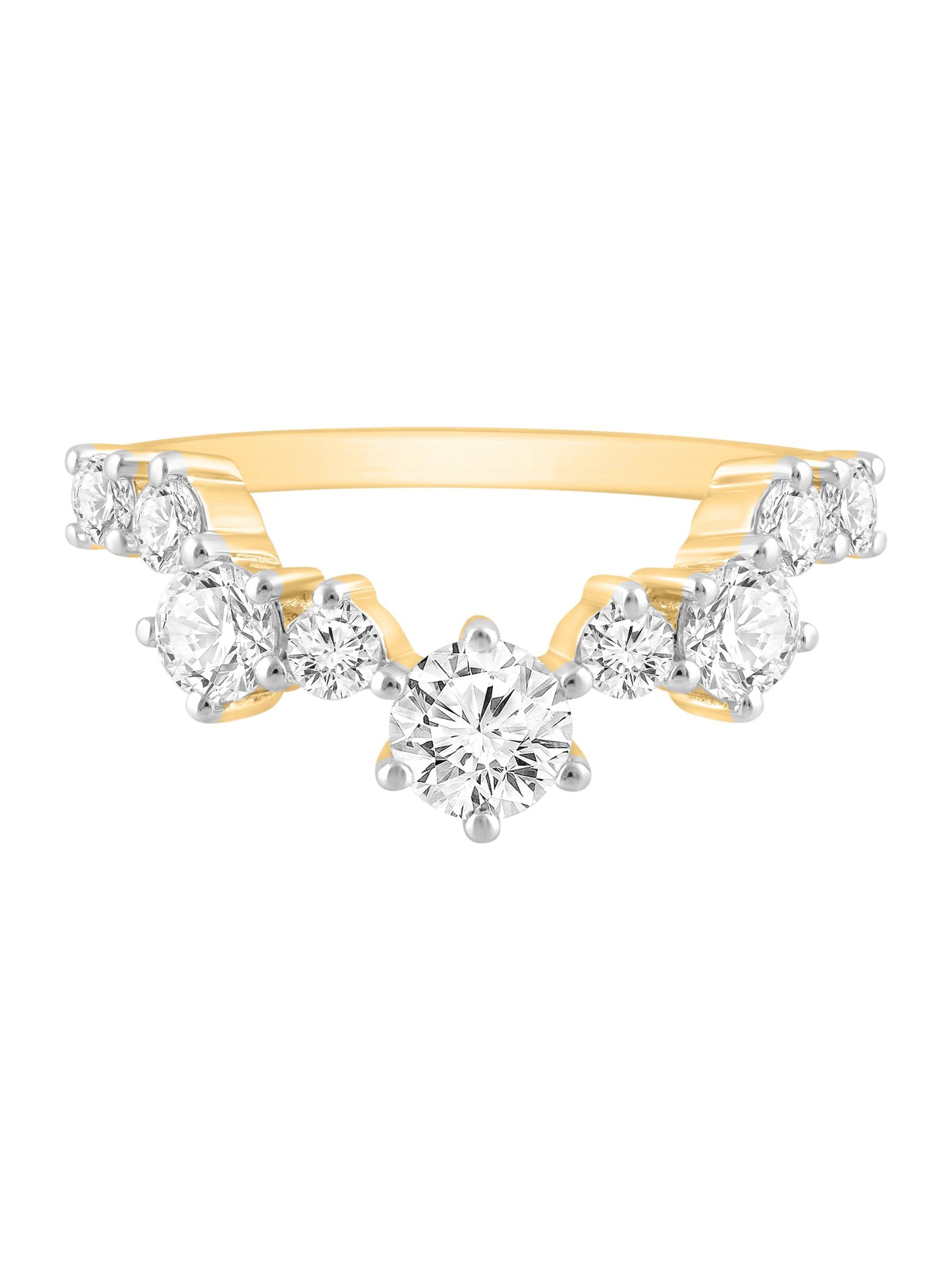 Anello di ETHISHER DIAMANTEN in oro: frontale