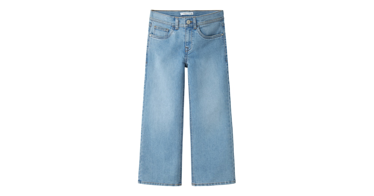 NAME IT KIDS wide leg jeans NKFROSE dark grey denim | wehkamp NAME IT KIDS wide leg jeans NKFROSE dark grey denim | wehkamp