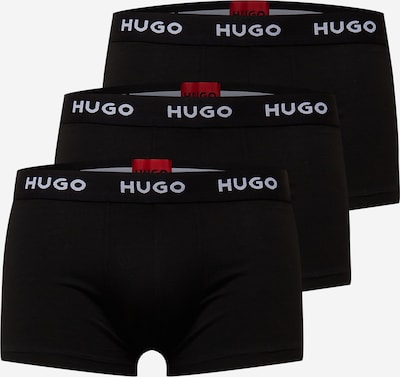 HUGO Boxershorts in rot / schwarz / weiß, Produktansicht
