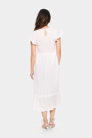 SAINT TROPEZ Kleid 'KiandraSZ' in Weiß