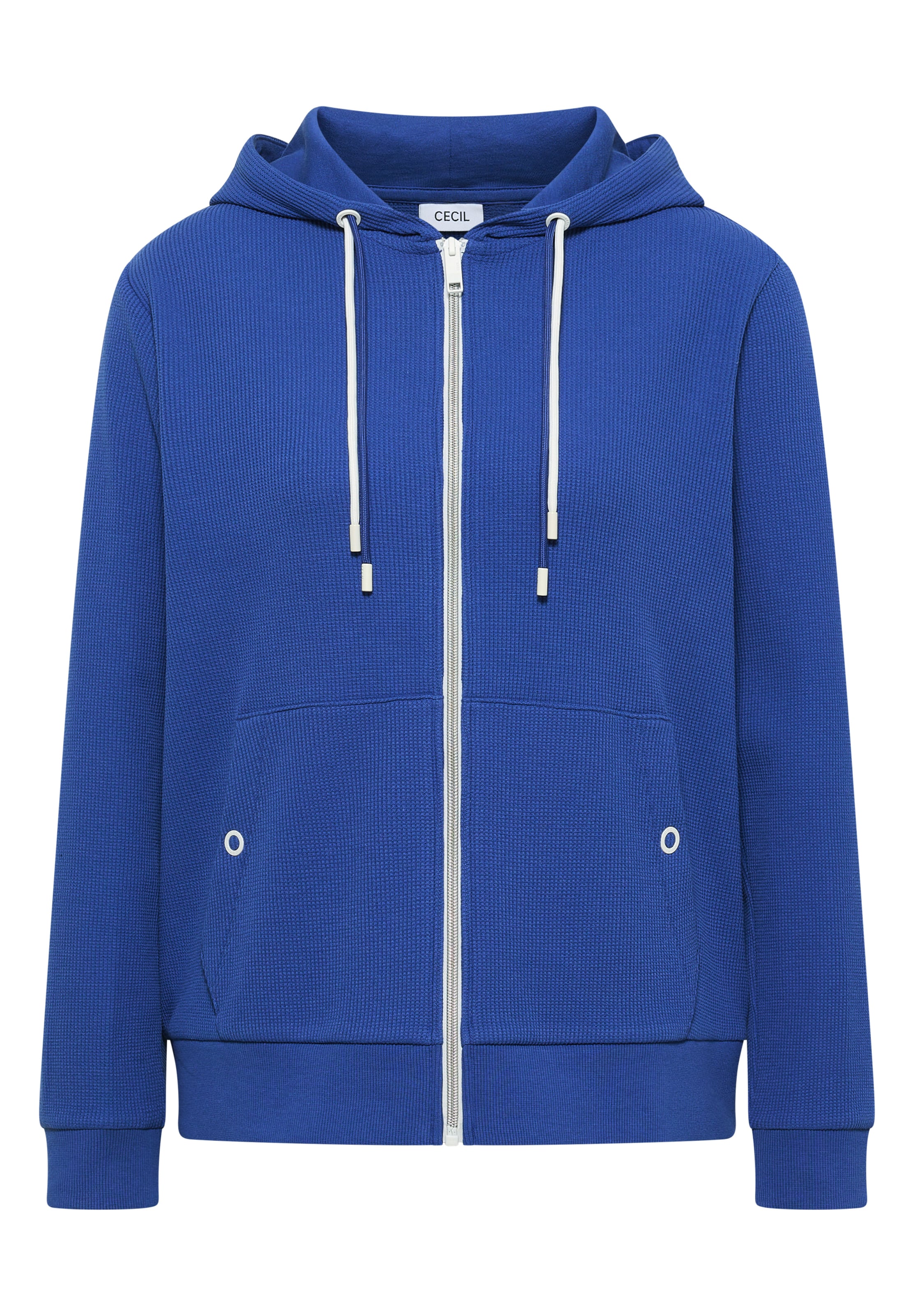 CECIL Sweatjacke in Blau: Vorderseite