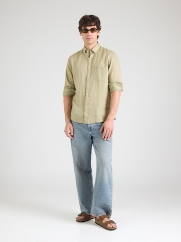 FYNCH-HATTON Klasický střih Košile – zelená