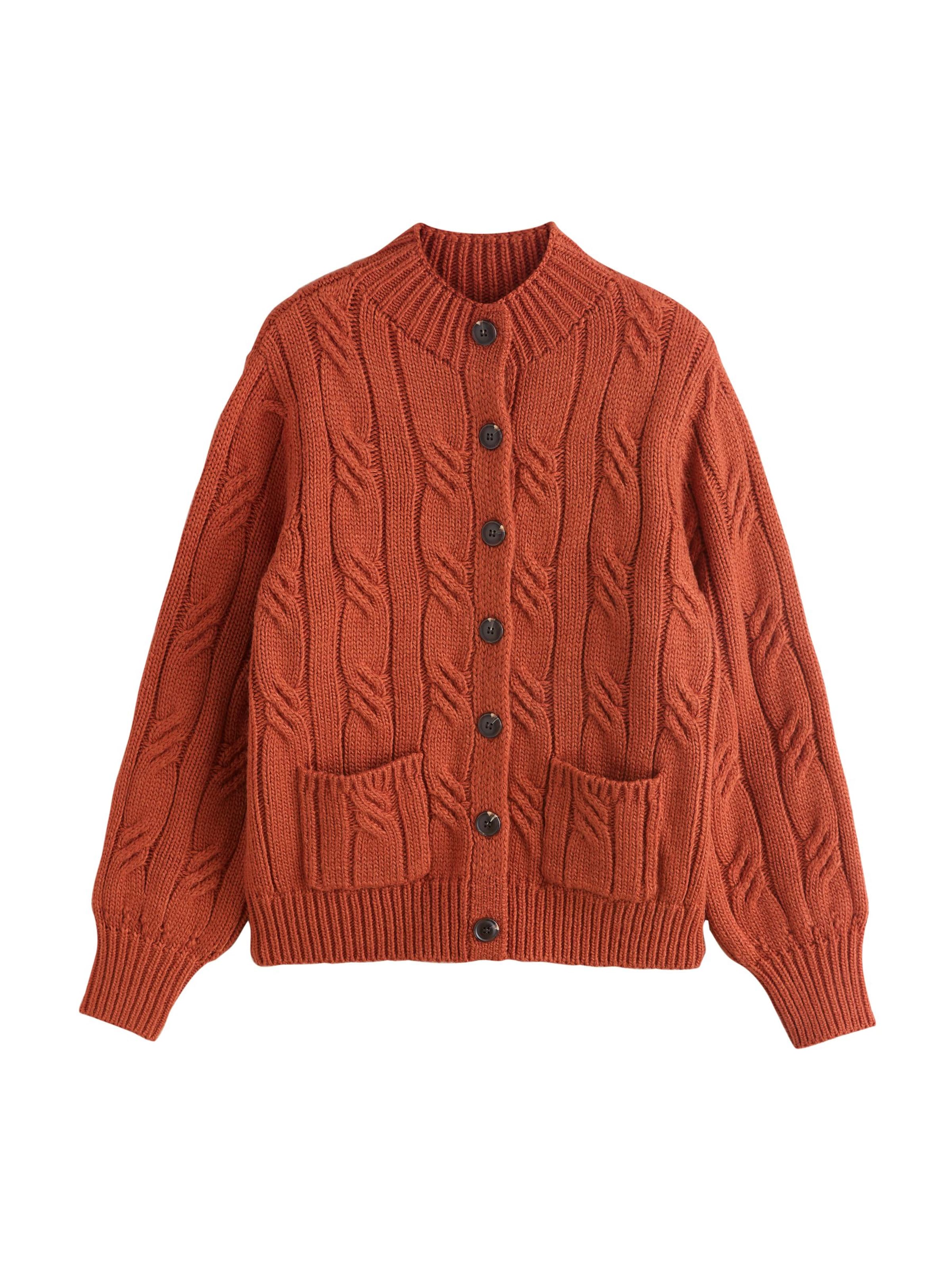 Next Cardigan i rød: forside