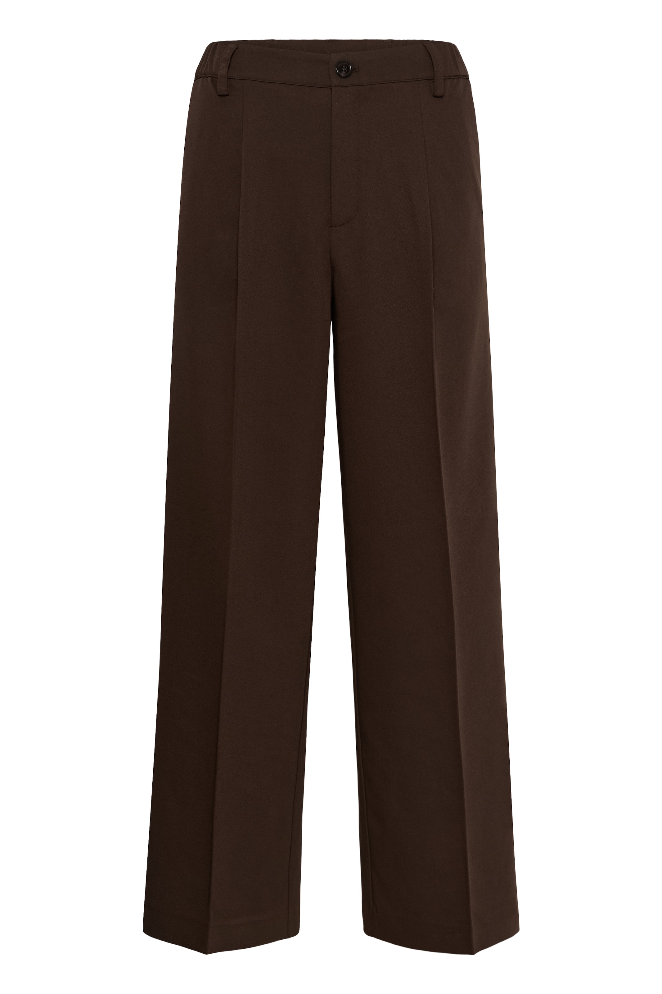 Kaffe Trousers with creases 'KASakura' in 34 in Chocolate, Item view