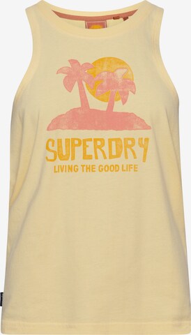 Haut Superdry en jaune : devant