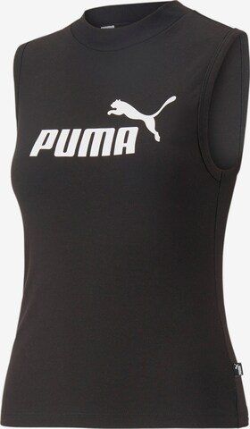 PUMA Αθλητικό τοπ σε μαύρο: μπροστά