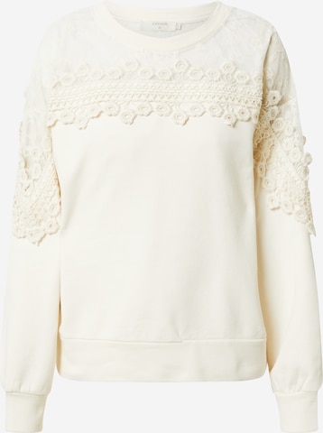 Cream Sweatshirt 'Kalanie' in Beige: front