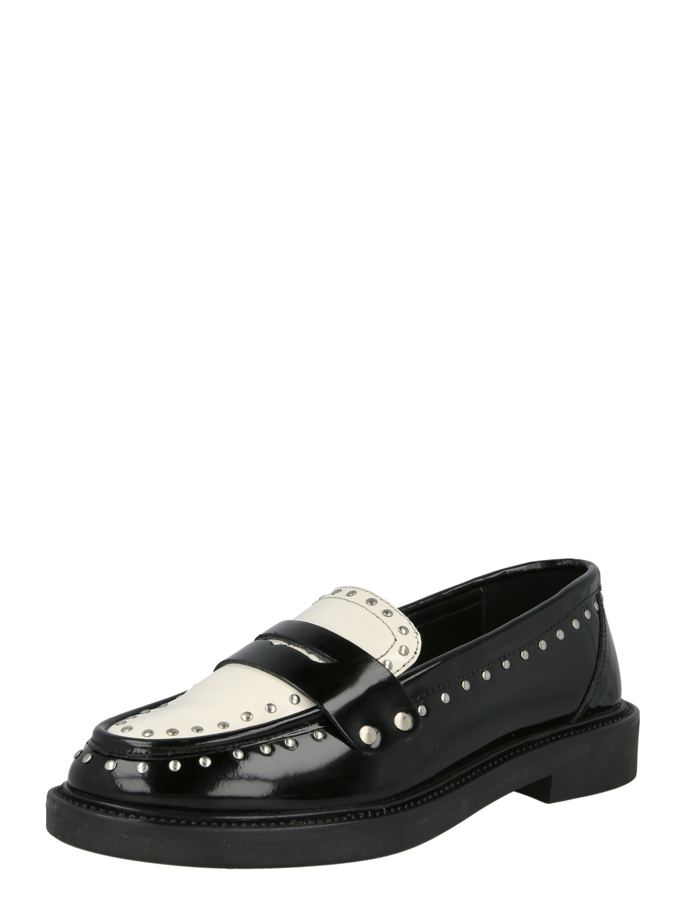 STEVE MADDEN Chaussure basse 'Harloe' en noir / blanc, Vue avec produit