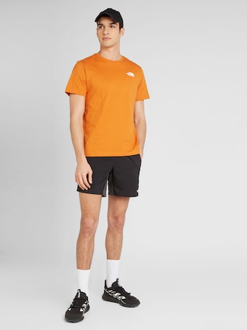 T-Shirt 'REDBOX CELEBRATION' THE NORTH FACE en orange