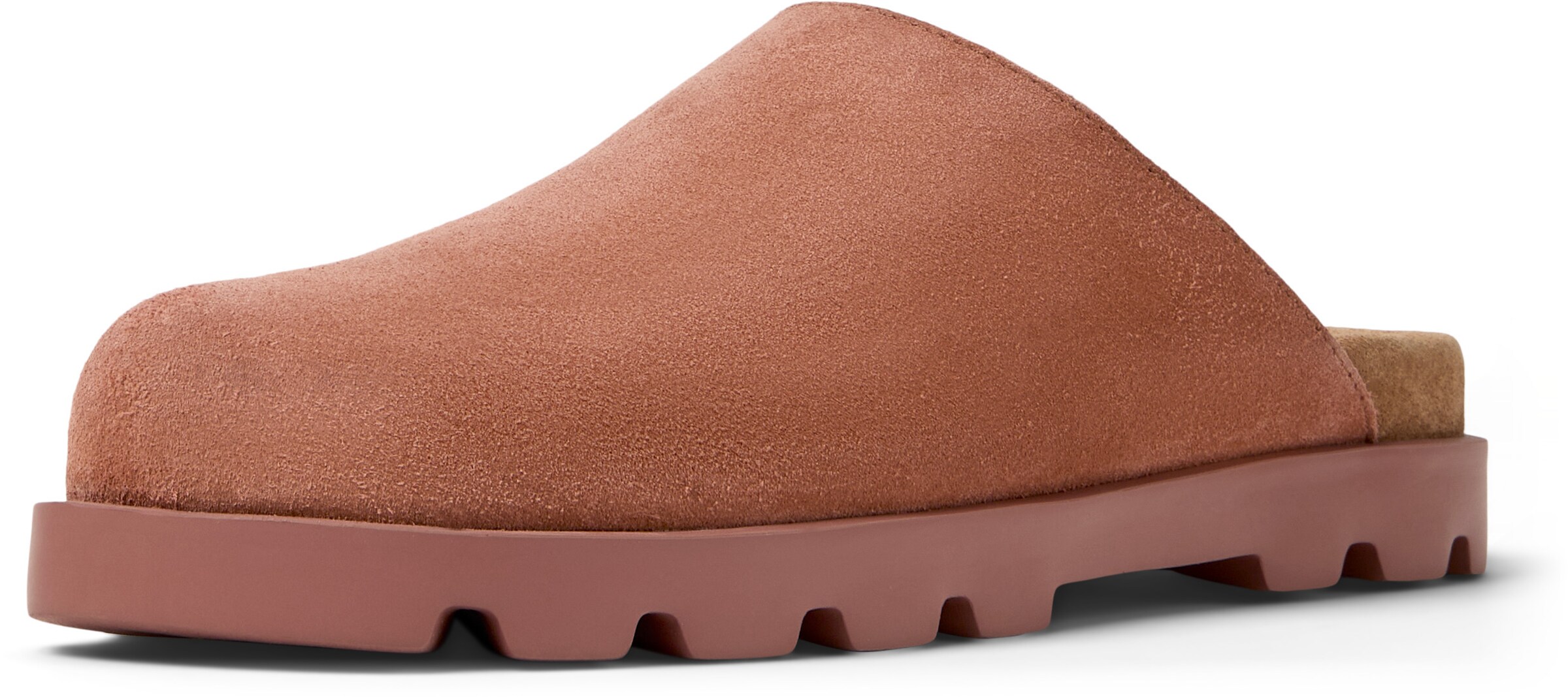 CAMPER Pantolette 'Brutus' in Braun: Vorderseite